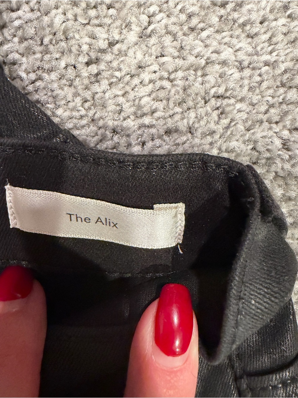Women’s FRAME ALIX  Black coated Jeans - Slim High-Rise size 27 and size 28 - Picture 5 of 5